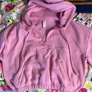 ALO Refresh Stadium Zip Up Hoodie Parisian Pink